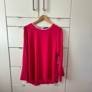 Vince Camuto Vibrant Pink Blouse size medium